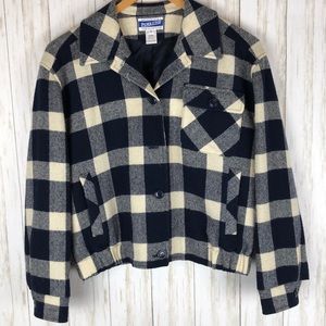 Pendleton Vintage 80s 90s Buffalo Plaid Jacket S